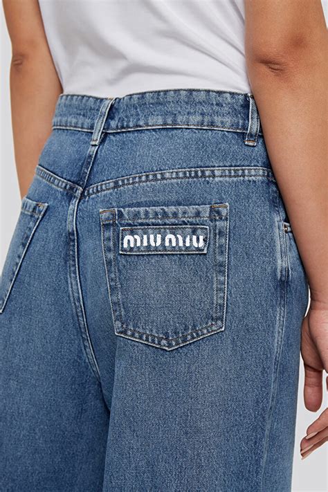 miu denim pants